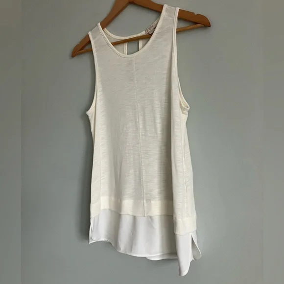 J CREW Off White Tunic Tank Blouse Size S - Picture 6 of 11